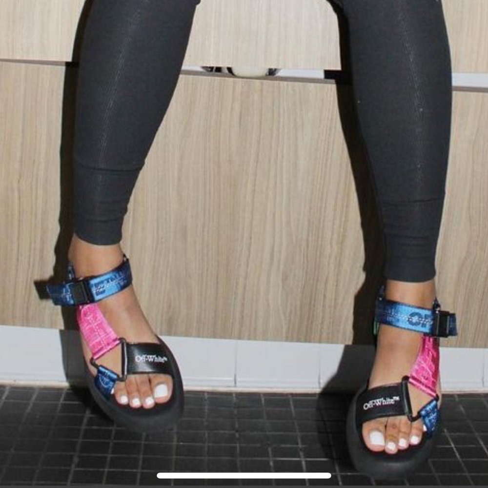 Off-White Micro Trek Fabric Sandals